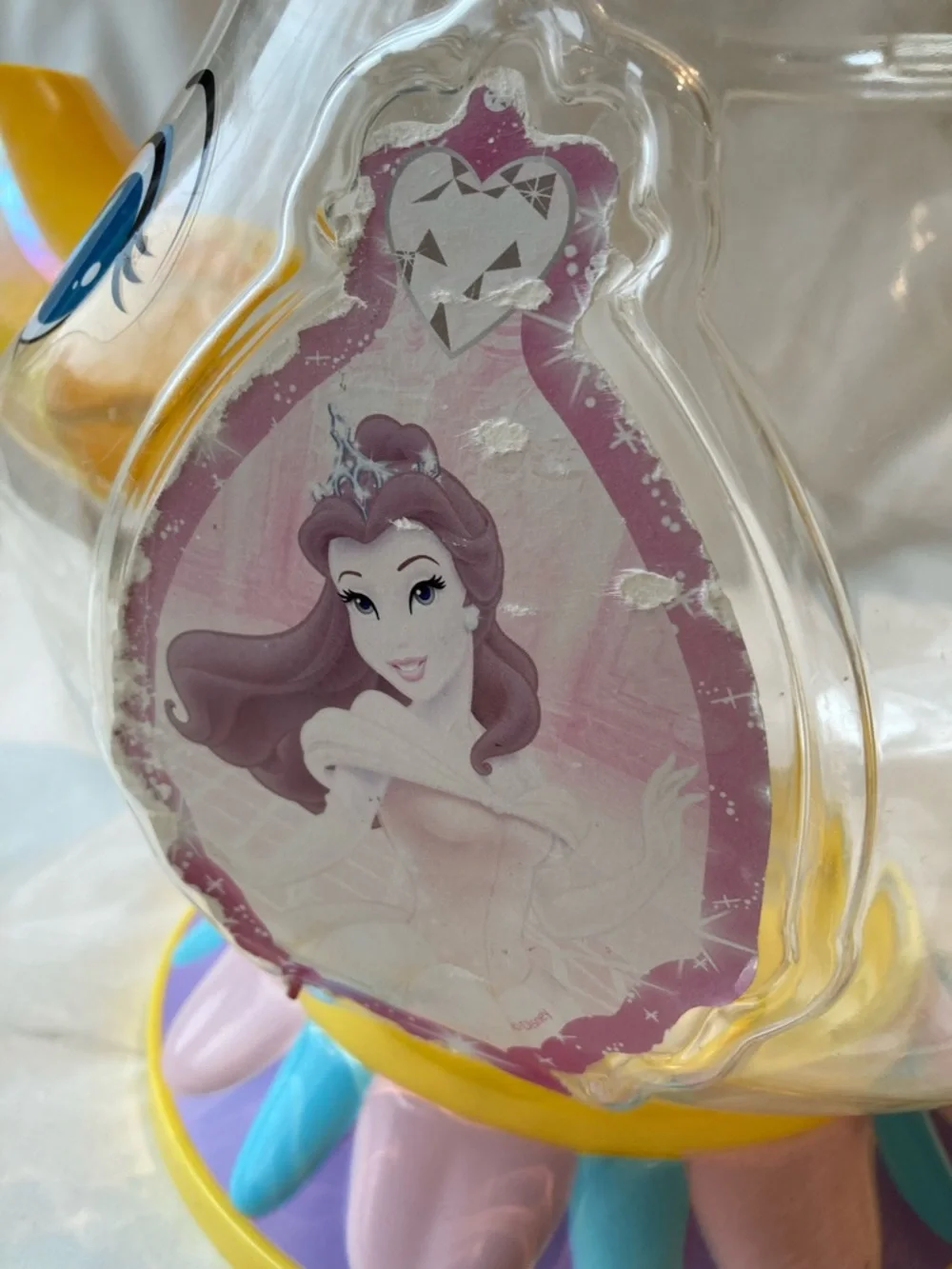 Disney Princess Belle Mrs Potts Plastic 9